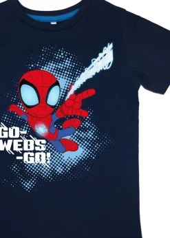 Marvel Spider-Man Go Web Go Boys Navy Pyjamas (3-8 Years)