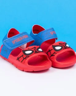 Marvel Spiderman Kids Red Sandals (Younger 6-12 Older)