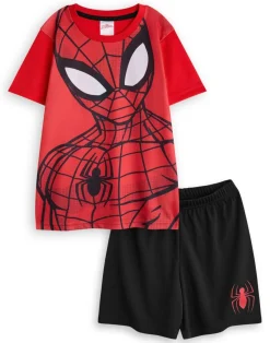 Marvel Spiderman Kids Red Shortie Pyjamas (2-8 Years)