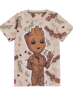 Marvel Unisex Kids Brown Short Sleeve Long Leg Pyjama Set (2 - 10 Years)