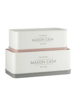 Mason Cash Innovative Kitchen Set of 2 Rectangular Tins
