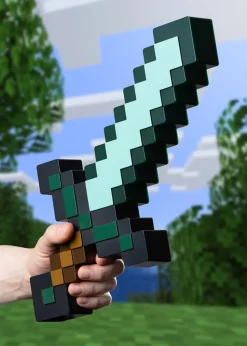 Microsoft Green Minecraft Diamond Sword Table Light