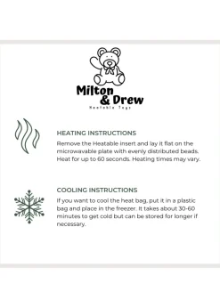 Milton & Drew Giraffe Beige Heatable Stuffed Toy