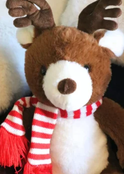 Milton & Drew Reindeer Brown Heatable Stuffed Toy