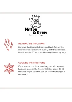 Milton & Drew Reindeer Brown Heatable Stuffed Toy