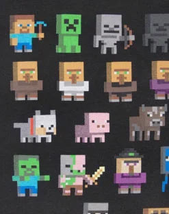 Minecraft Boys Black Sprites T-Shirt (3-15 Years)