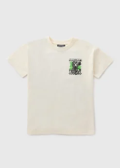 Minecraft Boys Cream Printed T-Shirt (5-13yrs)