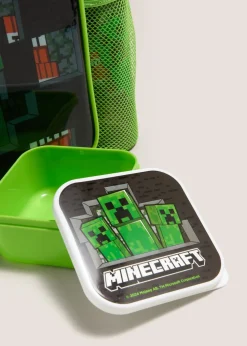 Minecraft Green Lunch Bag & Snack Box Set