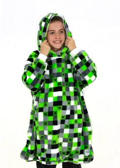Minecraft Hooded Snuggle Wearable Fleece