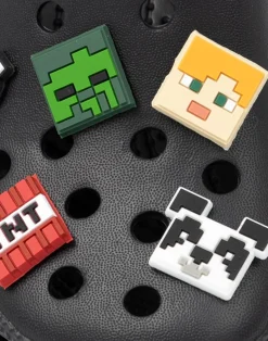 Minecraft Kids Black Character Face Clogs (11 Younger - 4 Older)