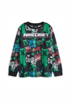 Minecraft Kids Multicoloured Creeper Pack of 2 Pyjama Set (5-14 Years)
