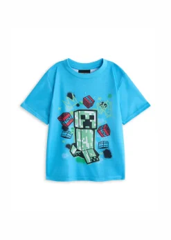 Minecraft Kids Multicoloured Creeper Pack of 2 Pyjama Set (5-14 Years)