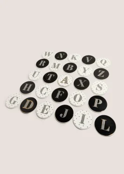 Mono Alphabet Coasters