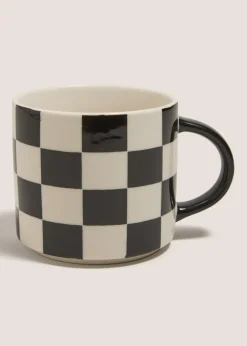 Monochrome Checkerboard Mug