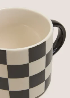 Monochrome Checkerboard Mug
