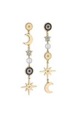 Mood Celestial Mismatch Drop Earrings