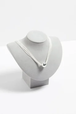 Mood Silver Chain Orb Allway Necklace