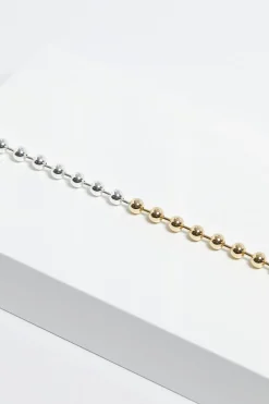 Mood Two Tone Ball Chain Allway Necklace