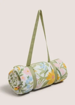 Multicolour Floral Picnic Blanket