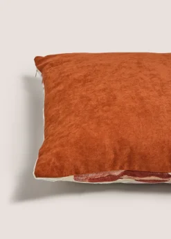 Multicolour Watercolour Stripe Cushion