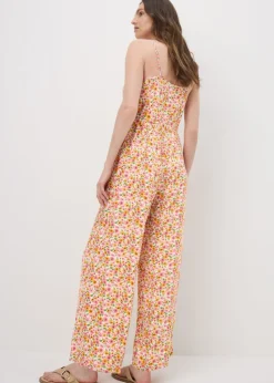 Multicoloured Ditsy Floral Jumpsuit