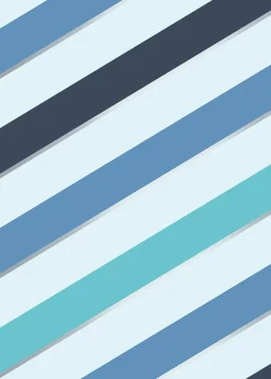 Muriva Carnival Stripe Blue