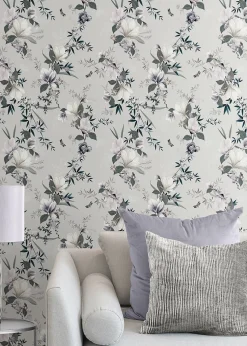 Muriva Lipsy Lotus Wallpaper