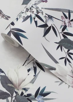 Muriva Lipsy Lotus Wallpaper