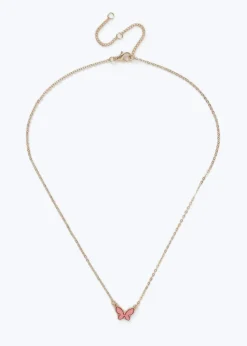 Muse Kids Mini Me Gold Butterfly Necklace