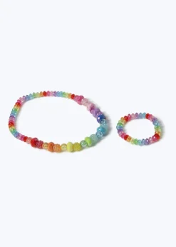 Muse Multicolour Beaded Jewellery Set