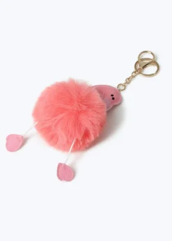 Muse Pink Flamingo Keyring