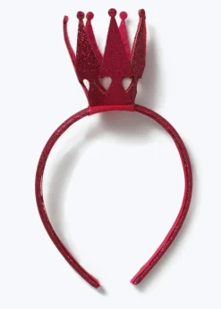 Muse Pink Glitter Crown Headband