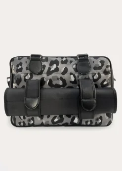 My Babiie Black Leopard Deluxe Changing Bag