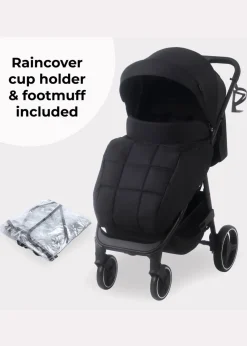 My Babiie Black Leopard Print Dani Dyer Pushchair