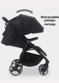 My Babiie Black Leopard Print Dani Dyer Pushchair