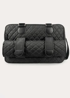 My Babiie Black Quilted Deluxe Changing Bag