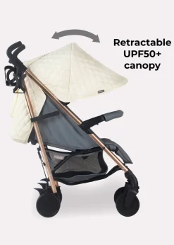 My Babiie Cream Billie Faiers Quilted Lightweight Stroller