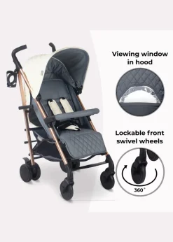 My Babiie Cream Billie Faiers Quilted Lightweight Stroller