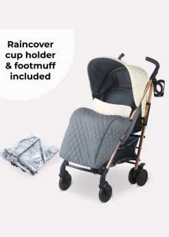 My Babiie Cream Billie Faiers Quilted Lightweight Stroller