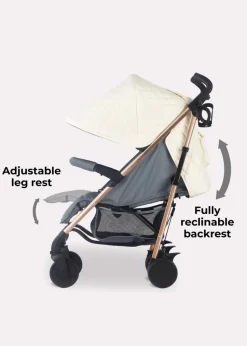 My Babiie Cream Billie Faiers Quilted Lightweight Stroller