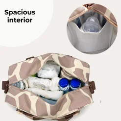 My Babiie Tan Deluxe Changing Bag