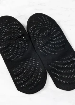 Myga Black Gripped Yoga Socks 3-Pack