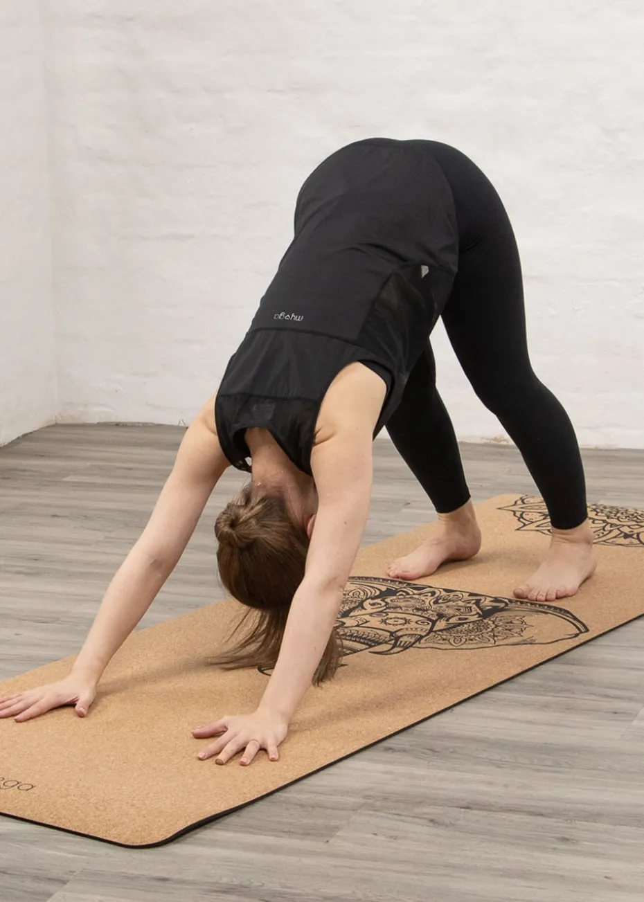 Myga Extra Large Cork Elephant Yoga Mat