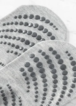 Myga Grey Gripped Yoga Socks 3-Pack