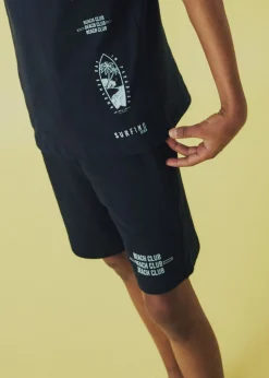 Name It Boys Navy Beach Club Jersey Shorts (7-12yrs)