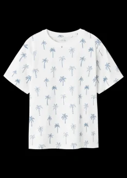 Name It Boys White Palm Tree T-Shirt (6-12yrs)