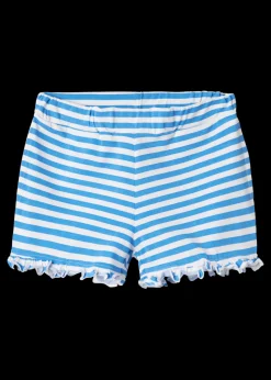 Name It Girls Blue Stripe Frill Shorts (7-12yrs)