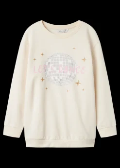 Name It Girls Cream Barria Sweatshirt (6-14yrs)