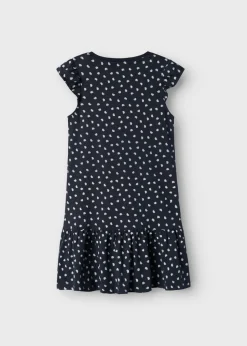 Name It Girls Navy Shell Dress (6-12yrs)