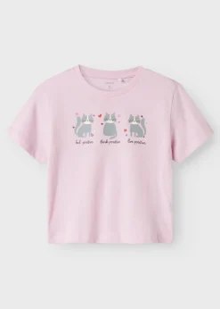 Name It Girls Pink Betria T-Shirt (9mths-5yrs)